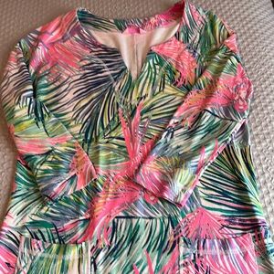 SUMMER SALE!! 
Lilly Pulitzer palm tree 🌴 print tunic dress